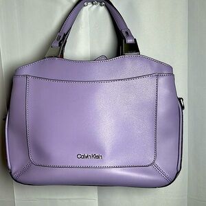 Calvin Klein Lavender Satchel Bag